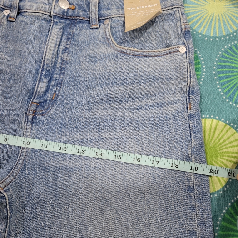 Madewell The '90s Straight Jean NN457 NWT, SZ 29 - Picture 10 of 11